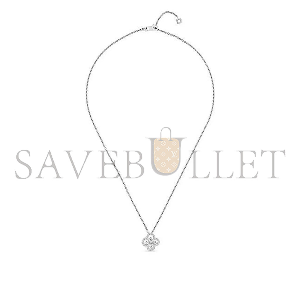 LOUIS VUITTON MONOGRAM FUSION NECKLACE Q93258